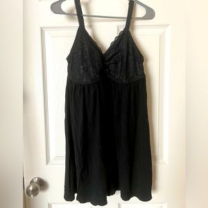 Torrid Black Lace Sleep Babydoll. Size 0